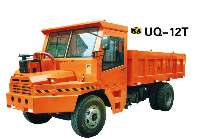 12噸四驅礦用卡車_井下礦用運輸車_無軌膠輪車_四驅礦車